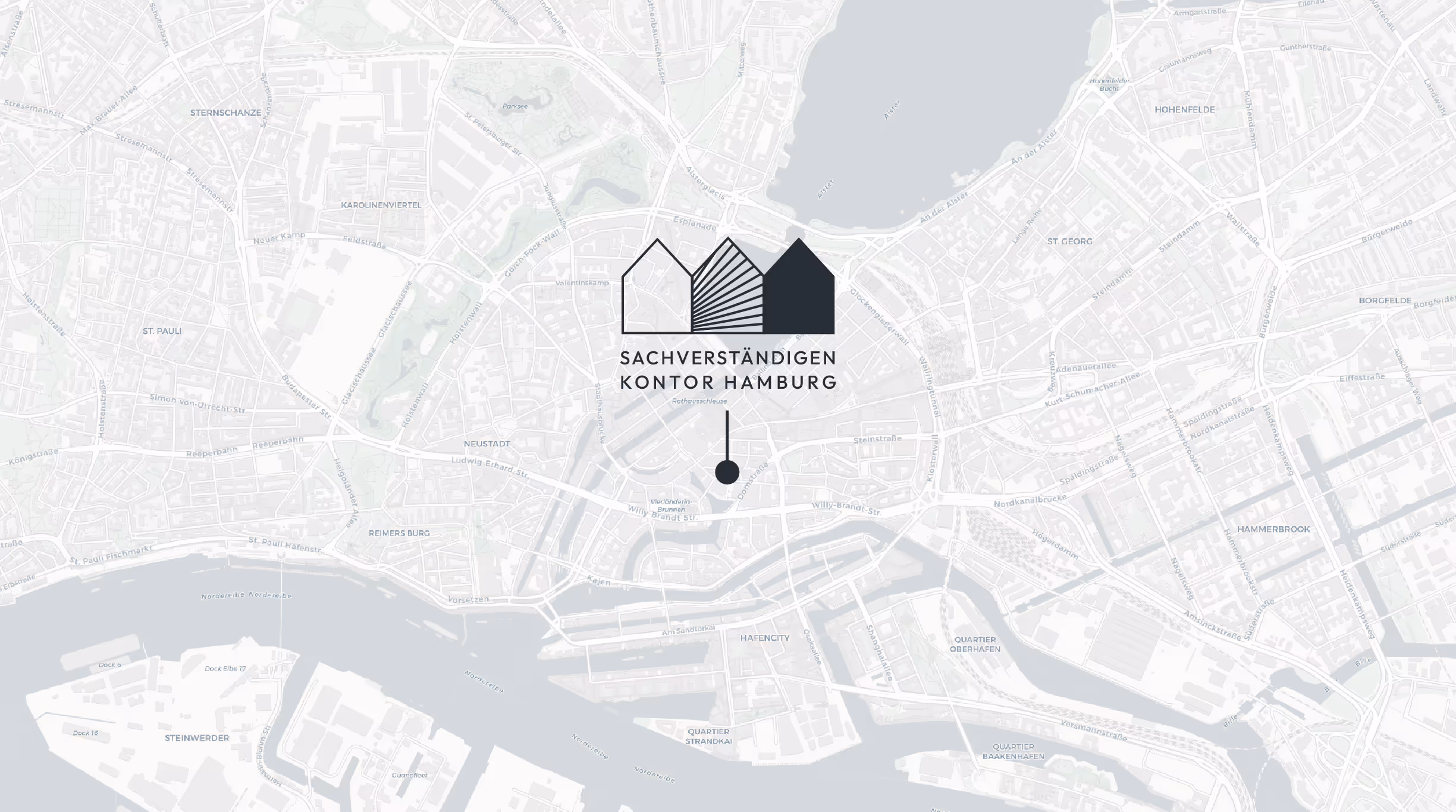 Verortung des Sachverständigenkontors auf der Karte in Hamburg